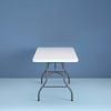 6 Foot Folding Table In White Speckle